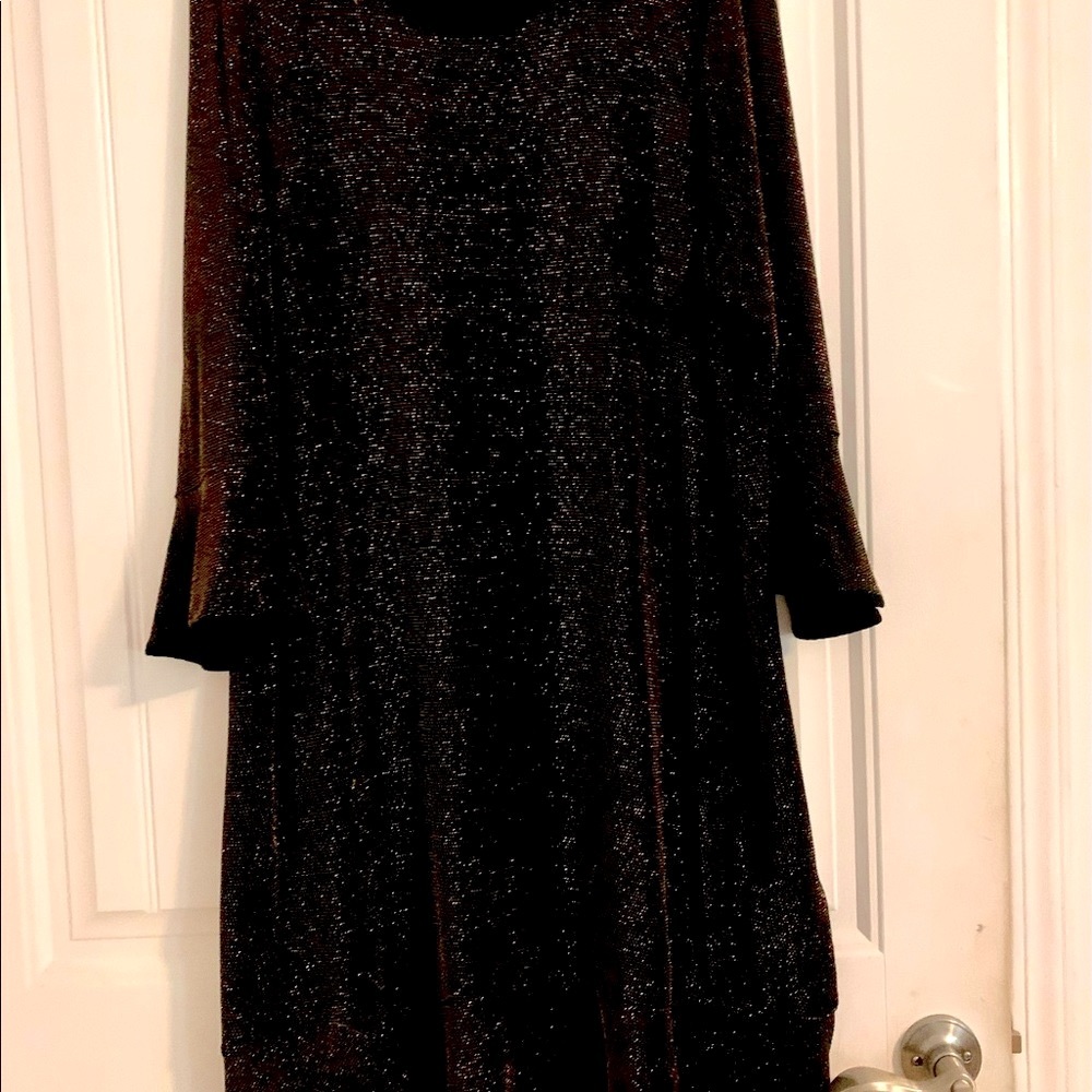 Michael Kors Black dress with gold sparkles. Size 2X